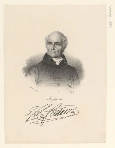 Portret van Pierre-François-Léonard Fontaine
