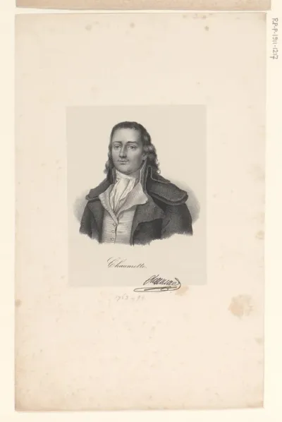 Portret van Pierre-Gaspard Chaumette