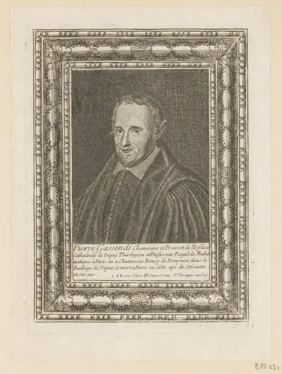 Portret van Pierre Gassendi