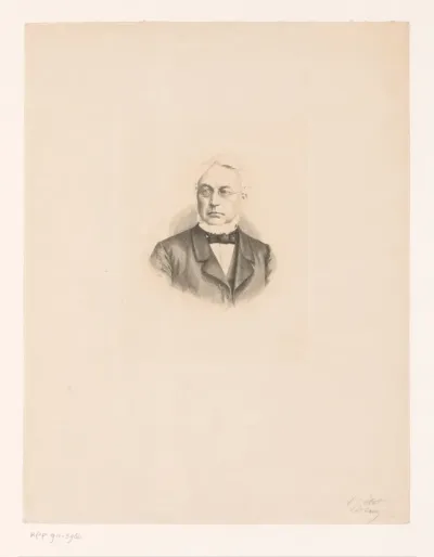 Portret van Pierre-Henri Nyst