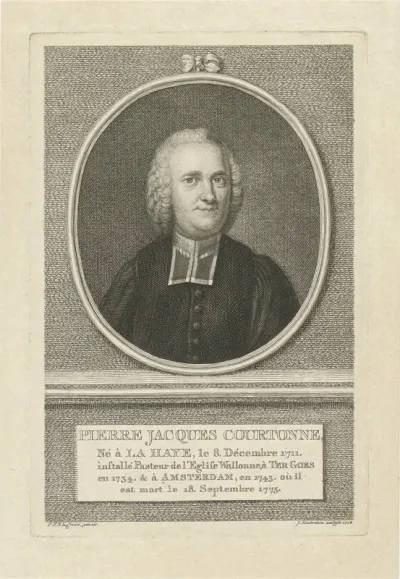 Portret van Pierre Jacques Courton