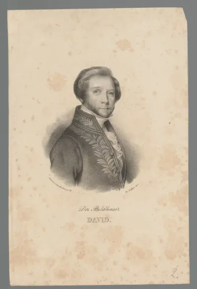 Portret van Pierre Jean David d'Angers