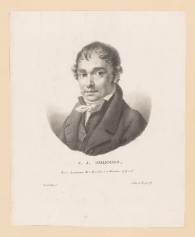 Portret van Pierre Jean Hellemans