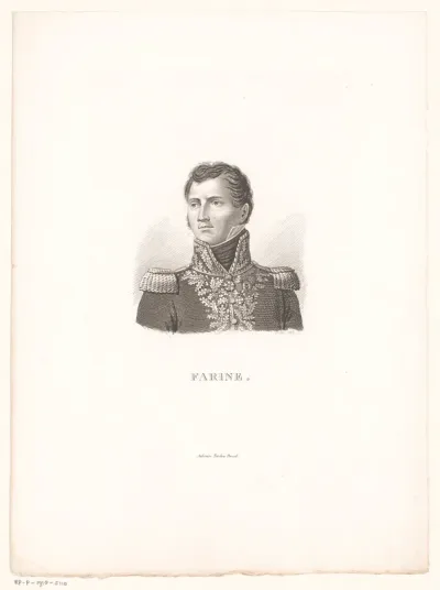 Portret van Pierre Joseph Farine du Creux