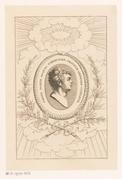 Portret van Pierre Joseph Jacques Tiberghien