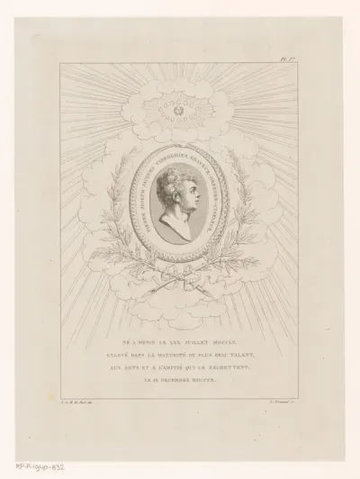 Portret van Pierre Joseph Jacques Tiberghien