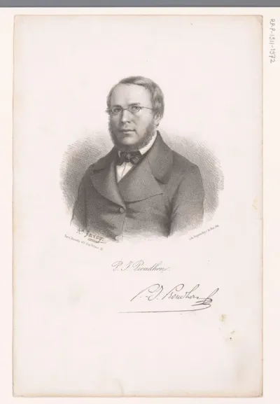 Portret van Pierre-Joseph Proudhon