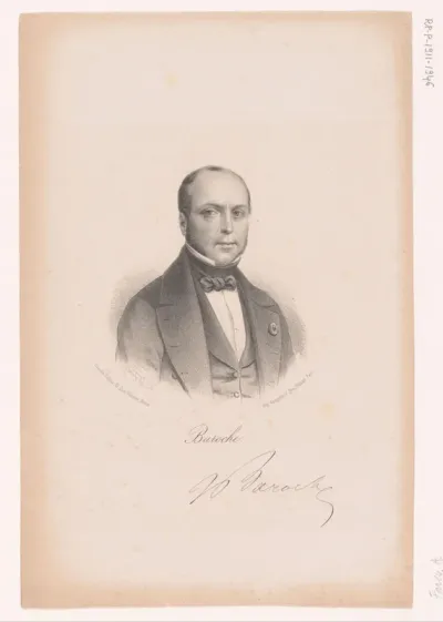Portret van Pierre Jules Baroche