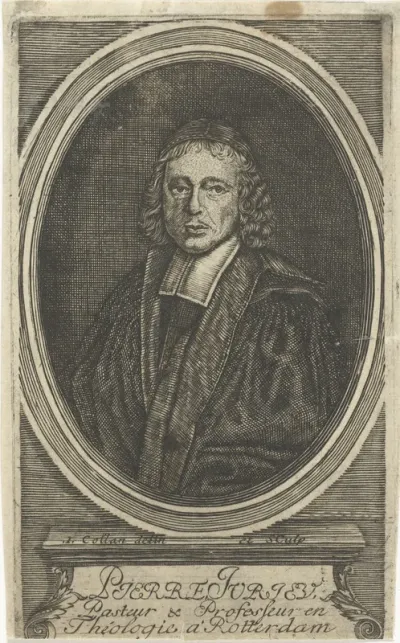 Portret van Pierre Jurieu, predikant van de Waalse kerk te Rotterdam