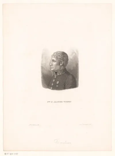 Portret van Pierre Louis Agathe Tuffet