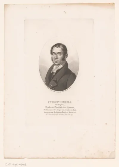Portret van Pierre Louis Antoine Cordier