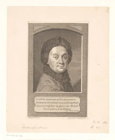 Portret van Pierre-Louis de Maupertuis