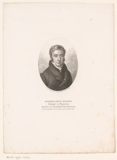 Portret van Pierre Louis Dulong