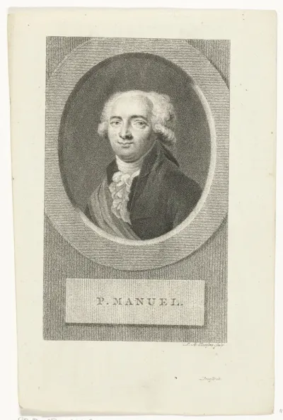 Portret van Pierre Louis Manuel