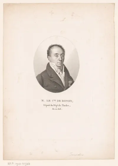 Portret van Pierre-Marie Taillepied de Bondy