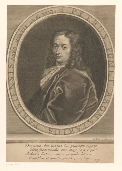 Portret van Pierre Pomet
