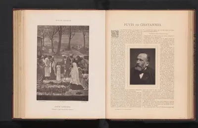 Portret van Pierre Puvis de Chavannes