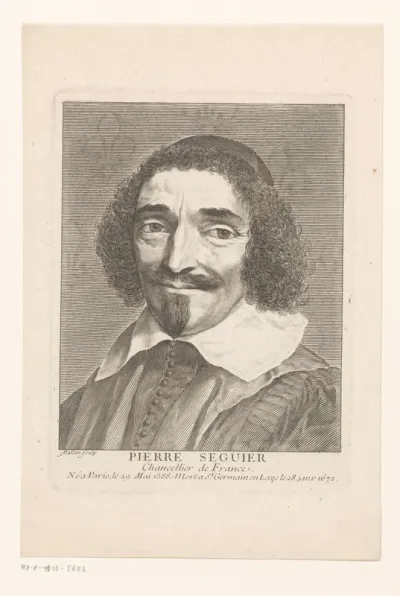 Portret van Pierre Séguier op 51-jarige leeftijd