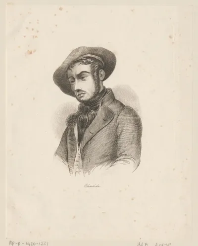 Portret van Pierre Vincent Elisabide