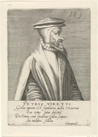 Portret van Pierre Viret