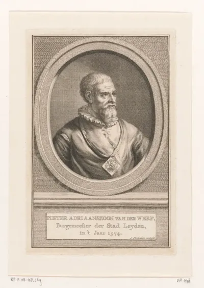 Portret van Pieter Adriaansz. van der Werf
