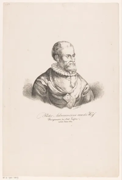 Portret van Pieter Adriaansz. van der Werff