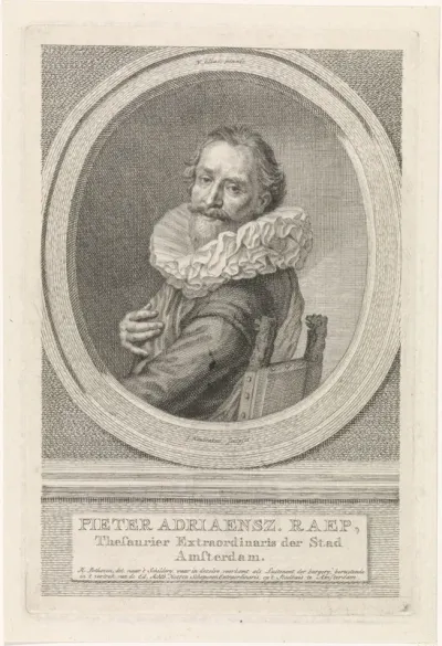 Portret van Pieter Adriaensz. Raep