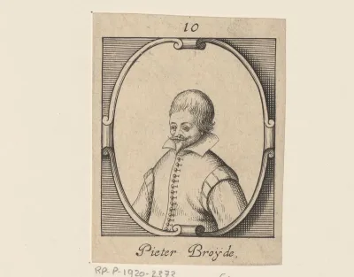 Portret van Pieter Brode