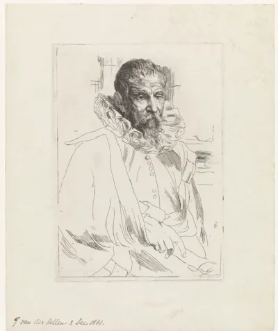 Portret van Pieter Brueghel de Jonge