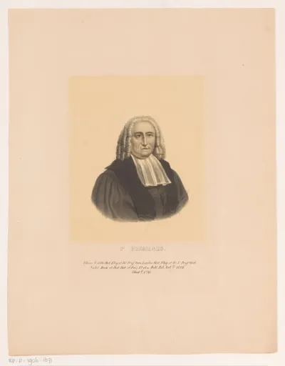 Portret van Pieter Burman