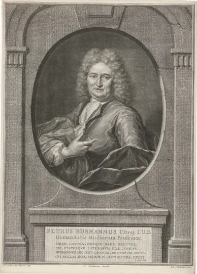 Portret van Pieter Burman