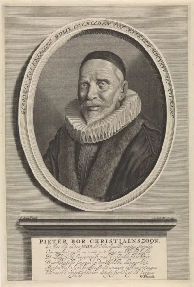 Portret van Pieter Christiaansz. Bor