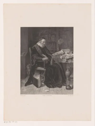 Portret van Pieter Christiaensz. Bor