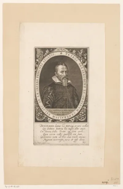 Portret van Pieter Cornelis van Brederode op 66-jarige leeftijd