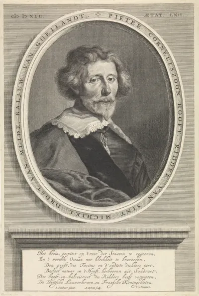 Portret van Pieter Cornelisz. Hooft