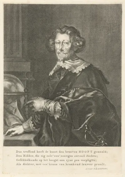 Portret van Pieter Corneliszoon Hooft