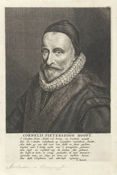 Portret van Pieter Corneliszoon Hooft