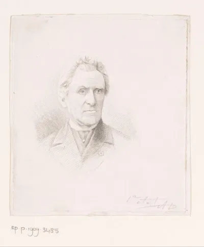 Portret van Pieter de Decker