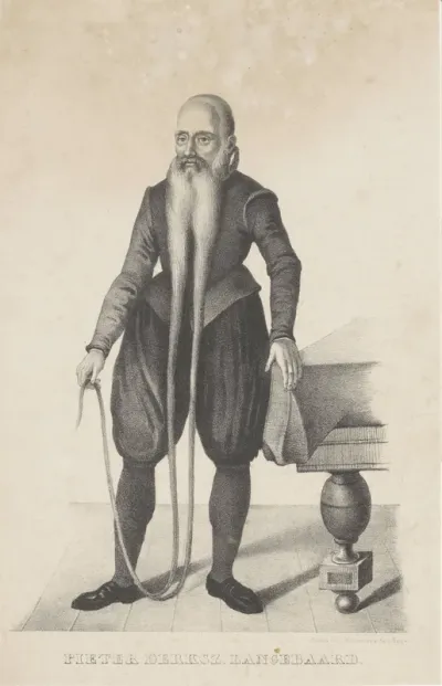 Portret van Pieter Derksz. Langebaard