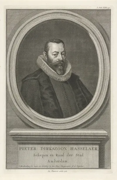 Portret van Pieter Dirkszoon Hasselaer