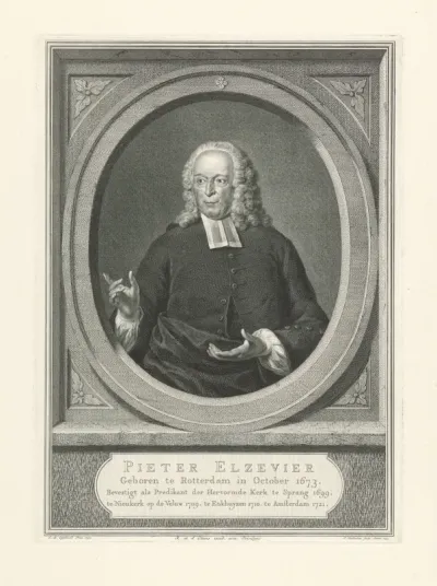 Portret van Pieter Elzevier