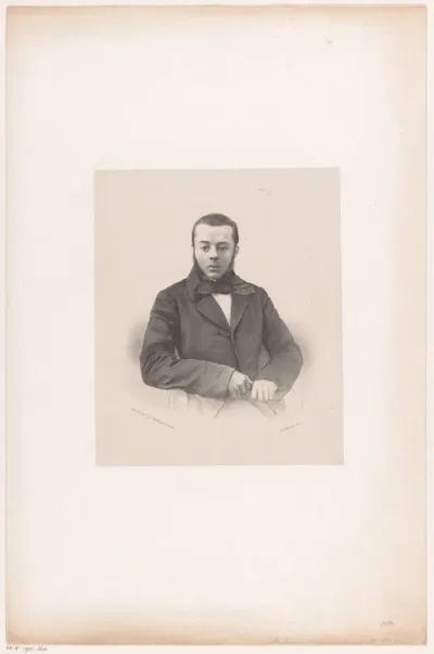 Portret van Pieter François Timmers Verhoeven