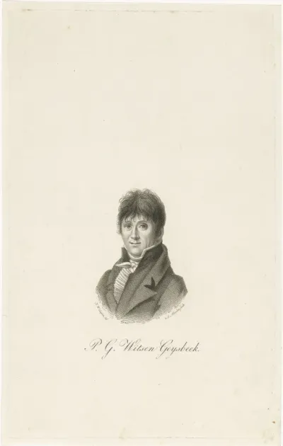 Portret van Pieter Gerardus Witsen Geysbeek