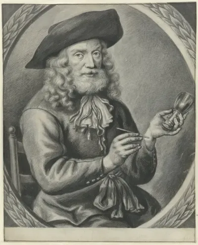 Portret van Pieter Jansz., glasschilder