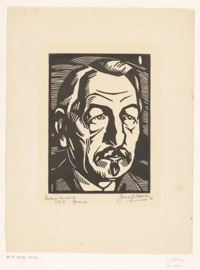Portret van Pieter Jelles Troelstra