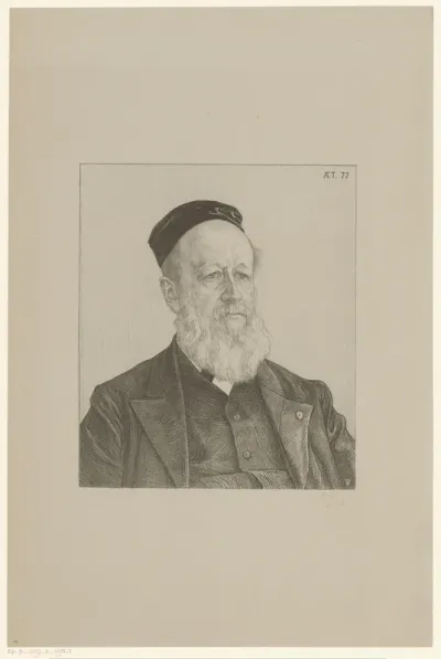 Portret van Pieter Johannes Veth