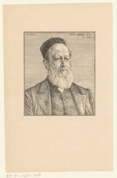 Portret van Pieter Johannes Veth