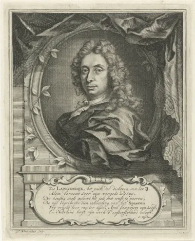 Portret van Pieter Langendijk