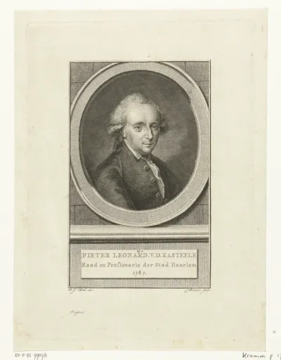 Portret van Pieter Leonard van de Kasteele