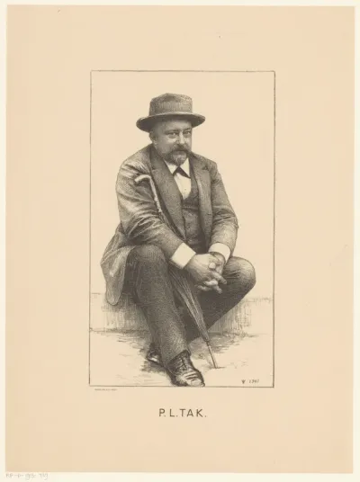 Portret van Pieter Lodewijk Tak